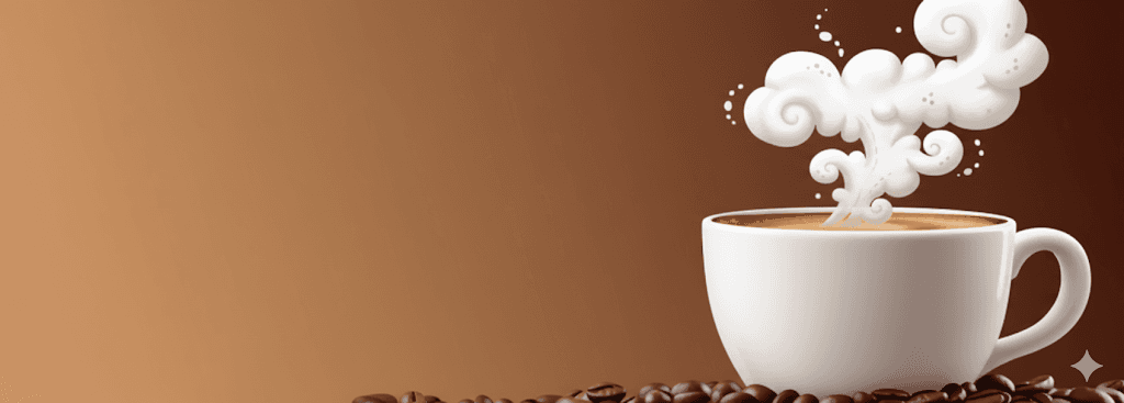 Coffee journey background