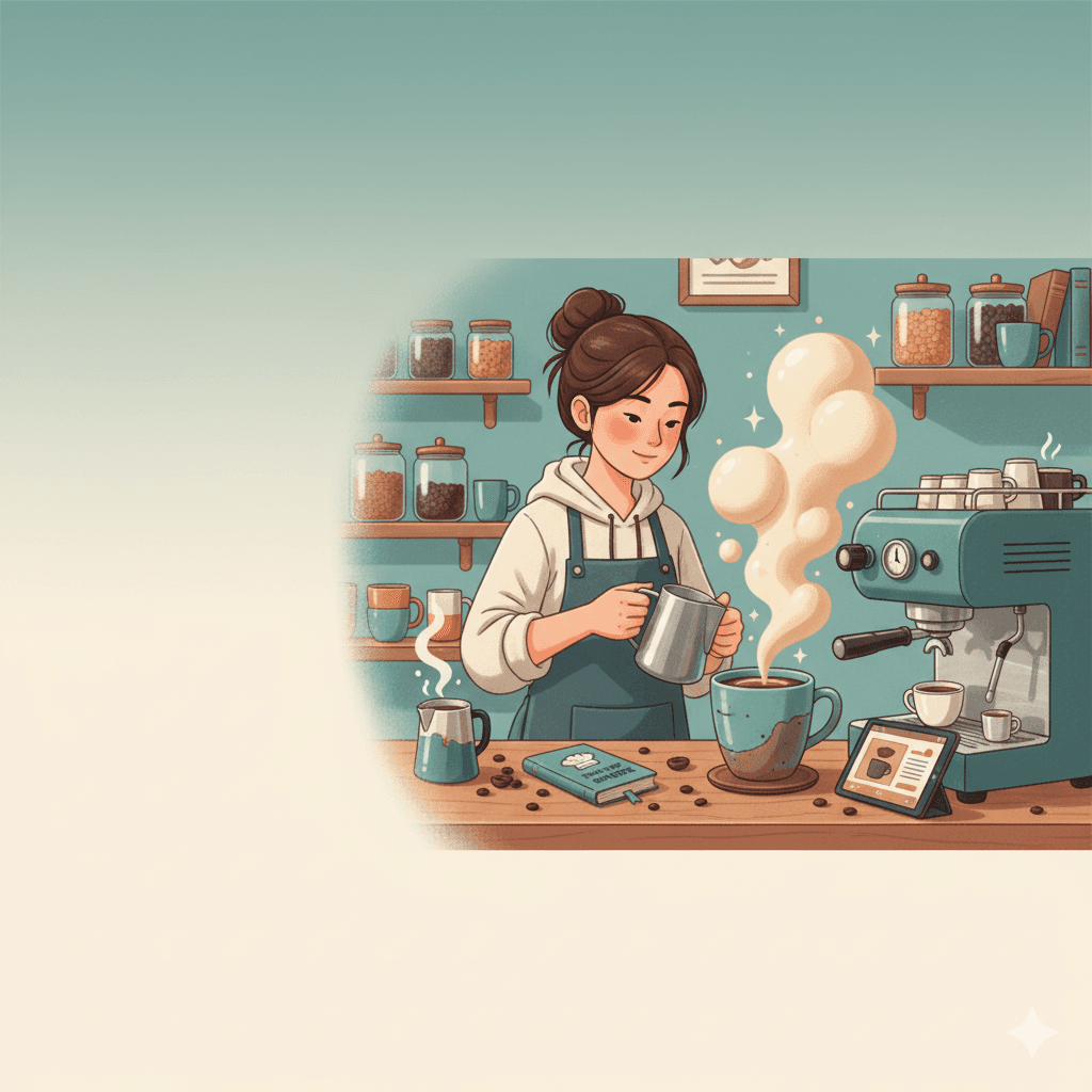 Coffee journey background